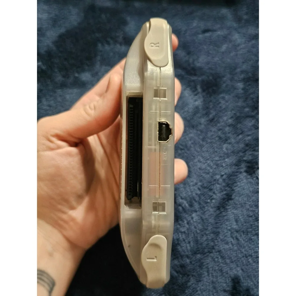 Nintendo Game Boy Advance, specifically in the translucent 